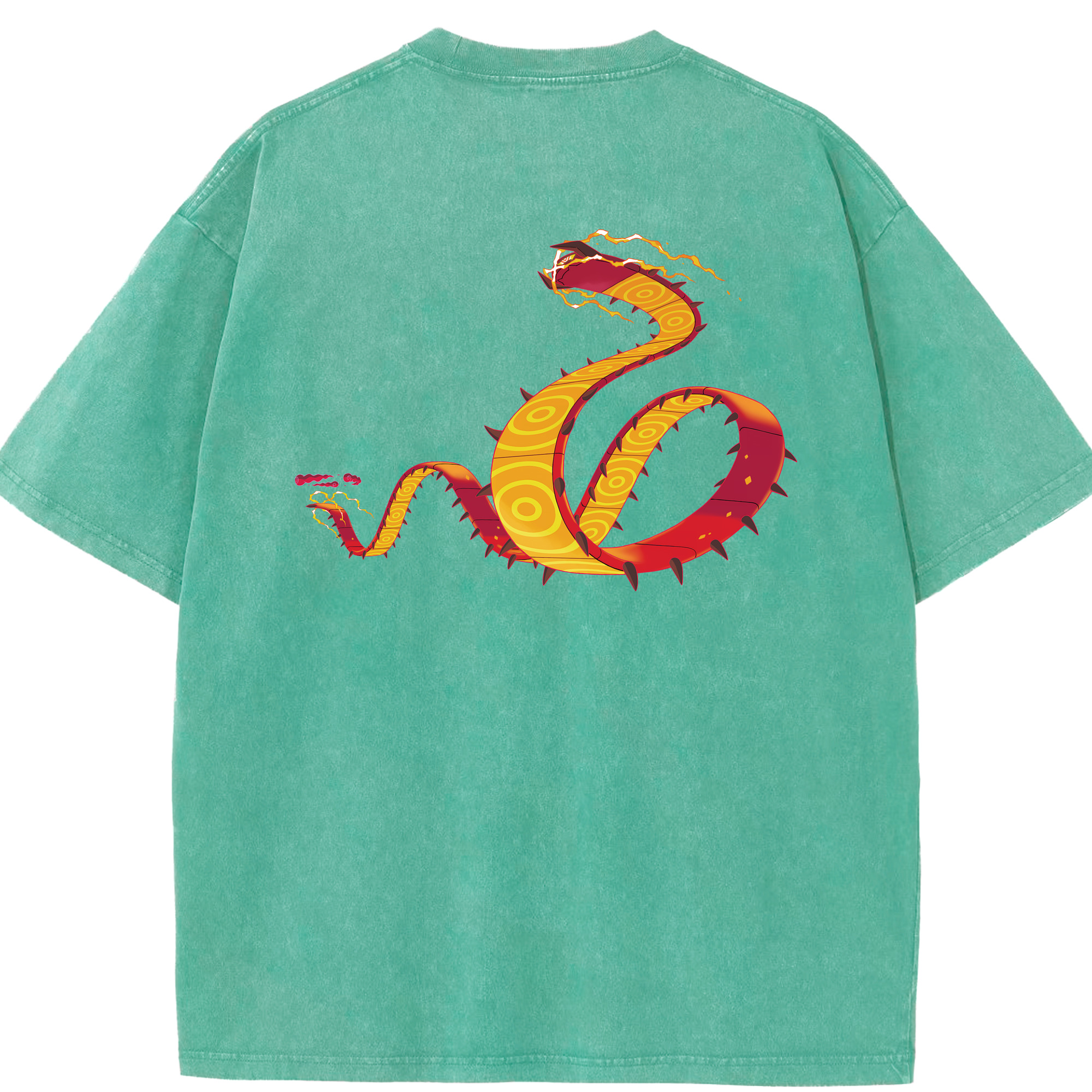（画像用） ポケットモンスター Pokémon 綿100% ヴィンテージ風 半袖Tシャツ（背面プリント）